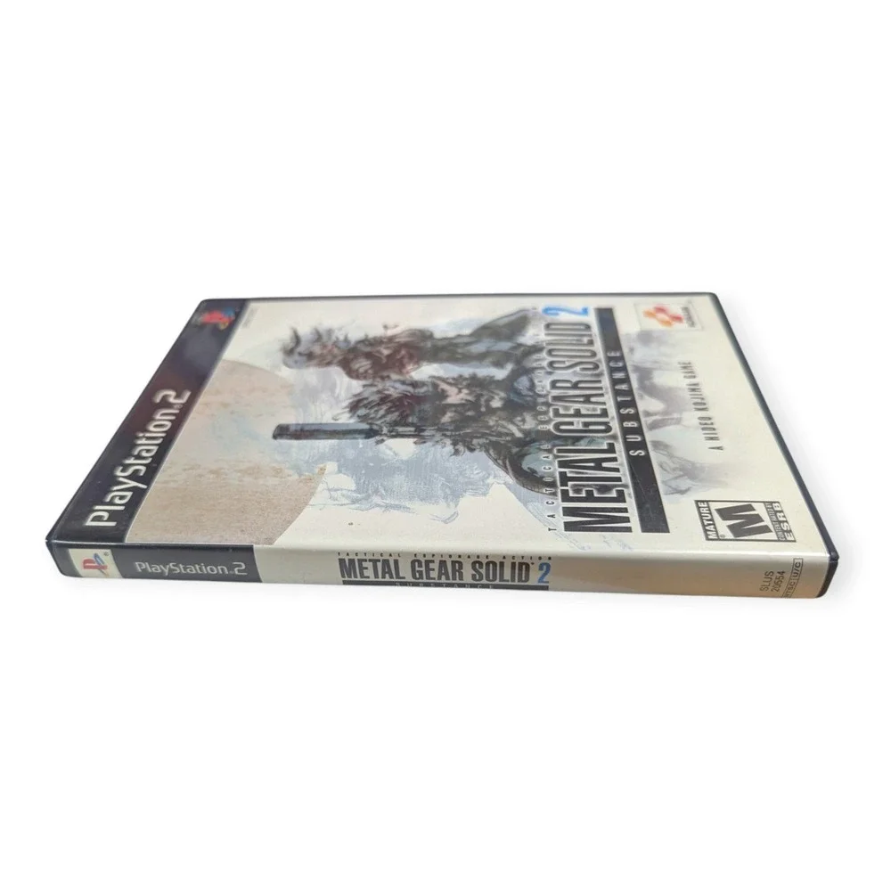 Metal Gear Solid 2 Substance Konami PlayStation 2 PS2 Game Manual CIB